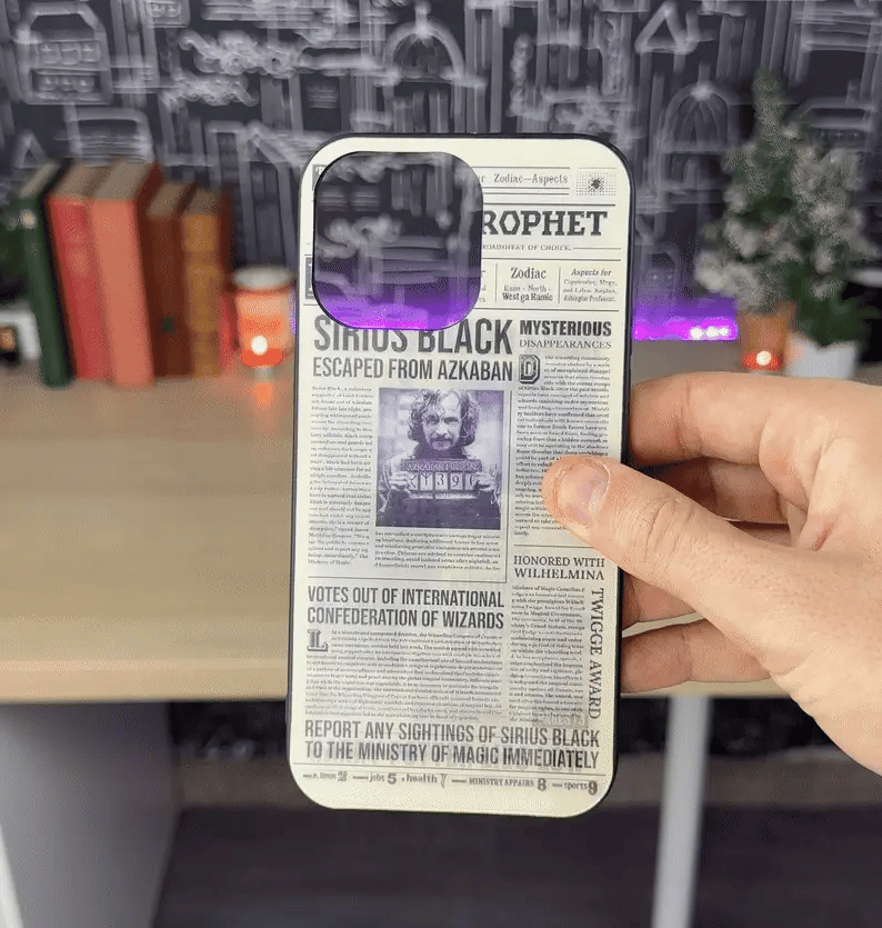 Magiczne Etui Hogwart™ z Efektem 3D